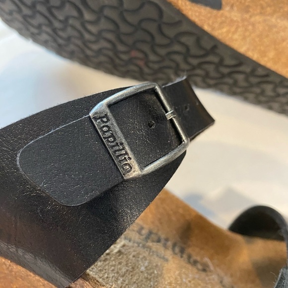 Papillio by Birkenstocks Dorothy Black and Brown Wedge Shoes - Picture 6 of 10